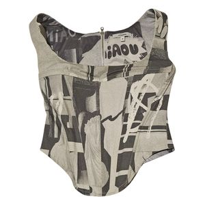 Miaou Campbell corset in stone